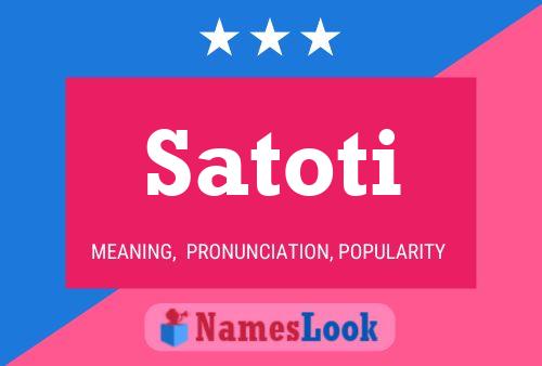 Póster del nombre Satoti