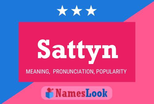 Póster del nombre Sattyn