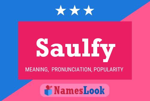 Póster del nombre Saulfy