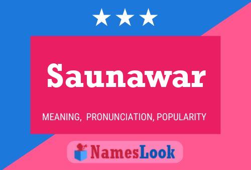 Póster del nombre Saunawar