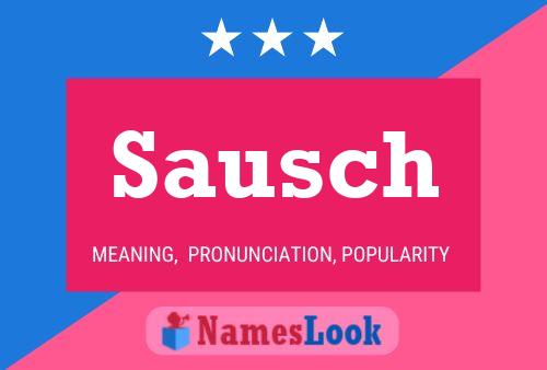 Póster del nombre Sausch