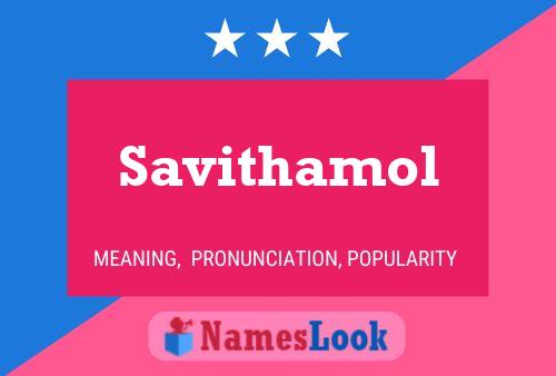 Póster del nombre Savithamol