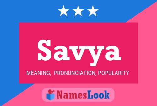 Póster del nombre Savya