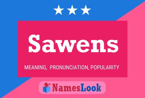 Póster del nombre Sawens