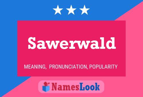 Póster del nombre Sawerwald