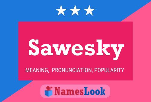 Póster del nombre Sawesky