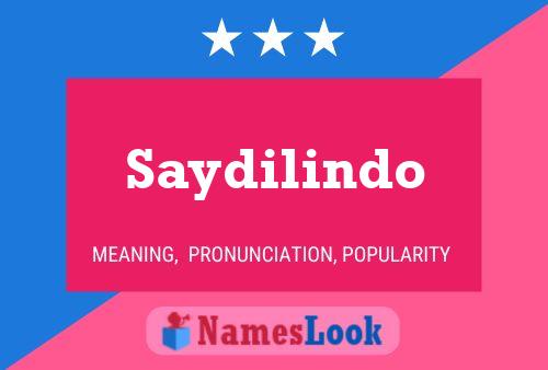 Póster del nombre Saydilindo