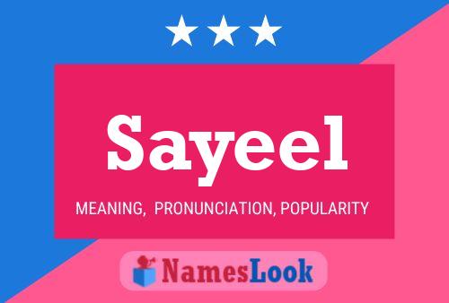 Póster del nombre Sayeel