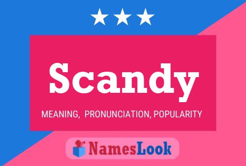 Póster del nombre Scandy