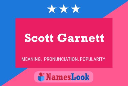 Póster del nombre Scott Garnett