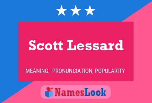 Póster del nombre Scott Lessard