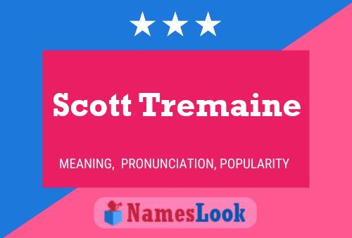 Póster del nombre Scott Tremaine