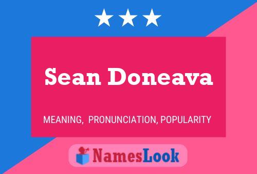 Póster del nombre Sean Doneava