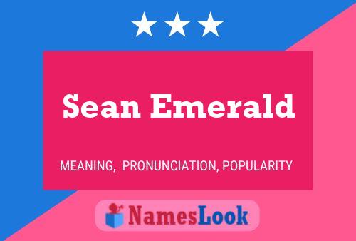 Póster del nombre Sean Emerald