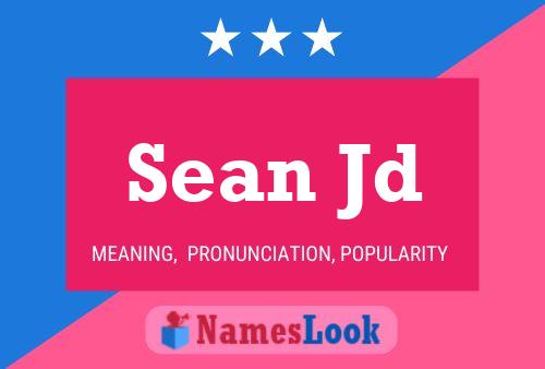 Póster del nombre Sean Jd