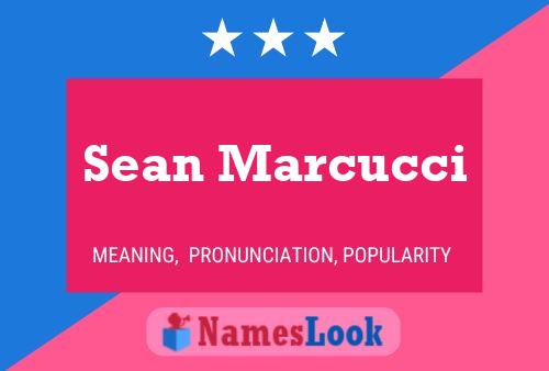 Póster del nombre Sean Marcucci