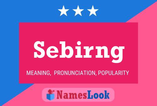 Póster del nombre Sebirng