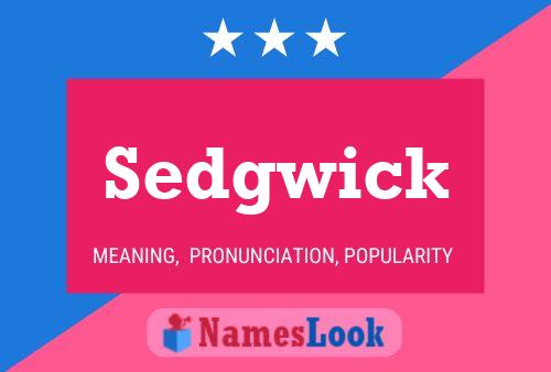 Póster del nombre Sedgwick