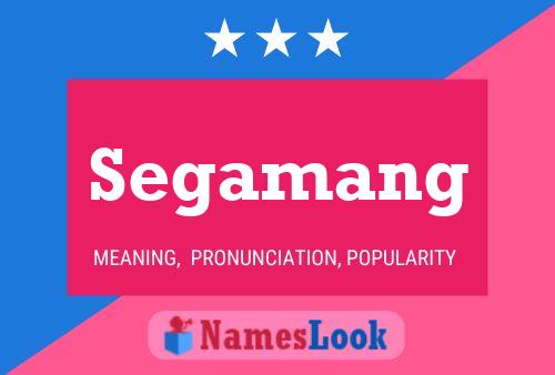 Póster del nombre Segamang