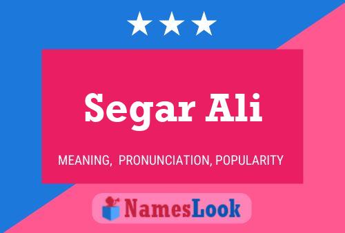 Póster del nombre Segar Ali