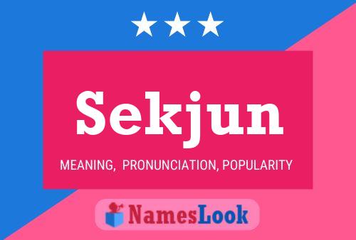 Póster del nombre Sekjun