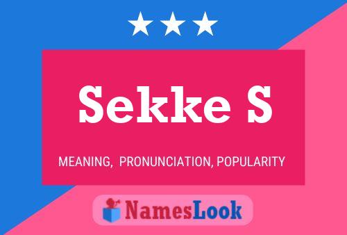 Póster del nombre Sekke S