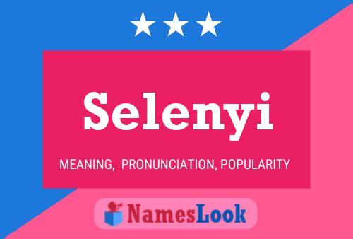 Póster del nombre Selenyi