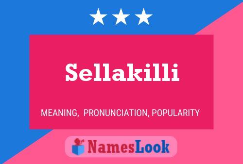 Póster del nombre Sellakilli