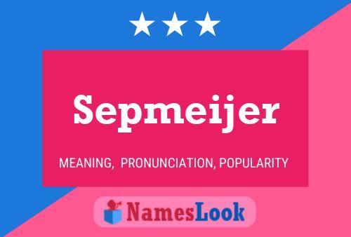 Póster del nombre Sepmeijer