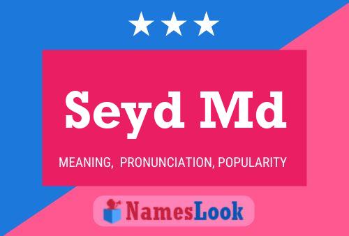 Póster del nombre Seyd Md