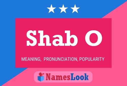 Póster del nombre Shab O