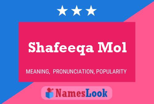 Póster del nombre Shafeeqa Mol