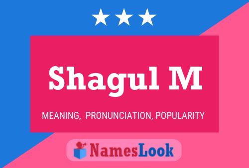 Póster del nombre Shagul M