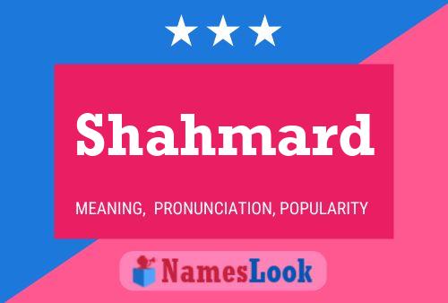 Póster del nombre Shahmard