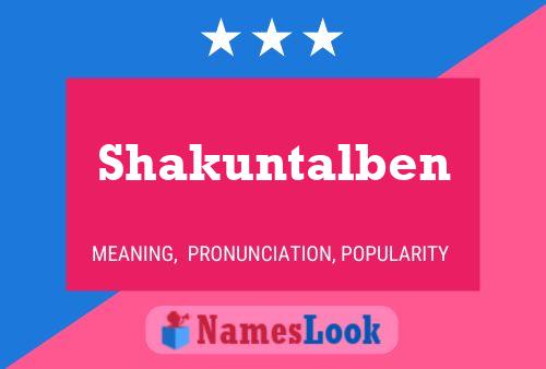 Póster del nombre Shakuntalben