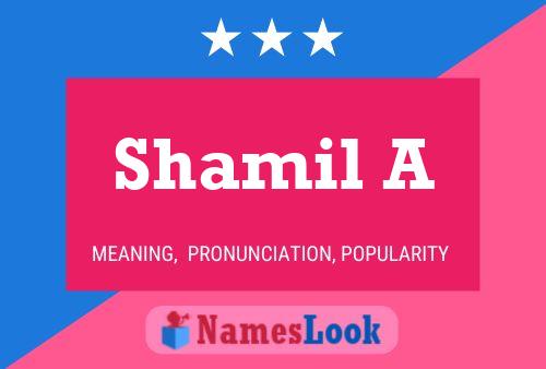 Póster del nombre Shamil A