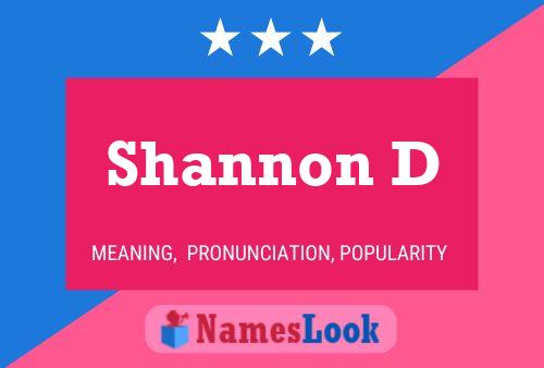 Póster del nombre Shannon D