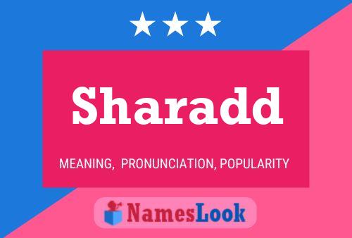 Póster del nombre Sharadd