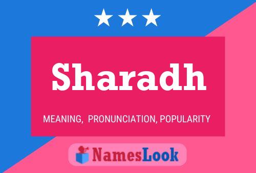 Póster del nombre Sharadh