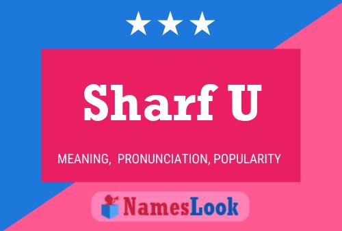 Póster del nombre Sharf U