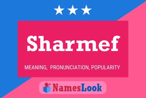 Póster del nombre Sharmef