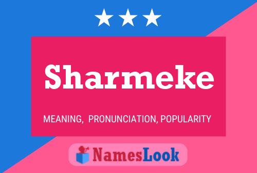 Póster del nombre Sharmeke