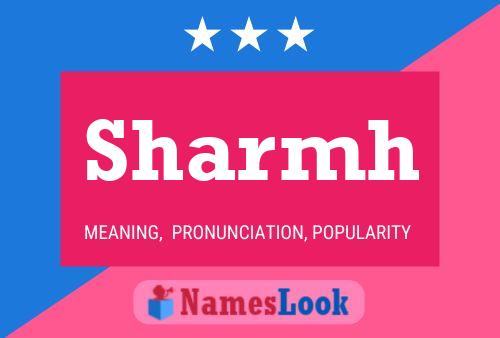 Póster del nombre Sharmh