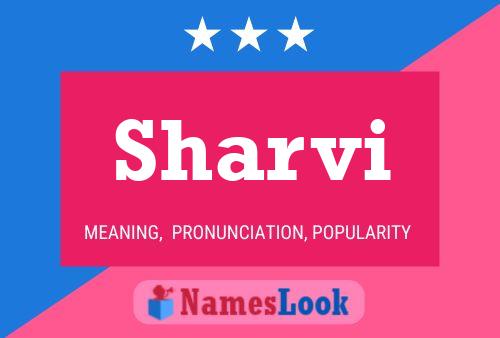 Póster del nombre Sharvi