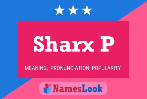 Póster del nombre Sharx P