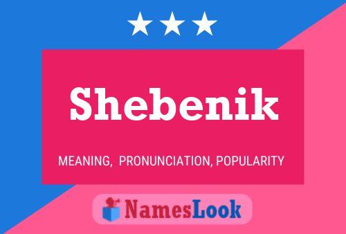 Póster del nombre Shebenik