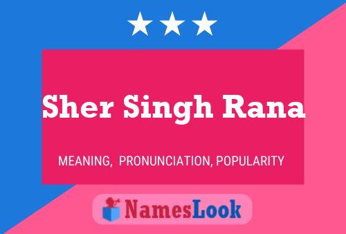 Póster del nombre Sher Singh Rana