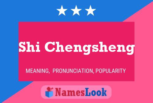 Póster del nombre Shi Chengsheng