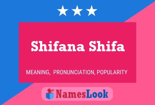 Póster del nombre Shifana Shifa