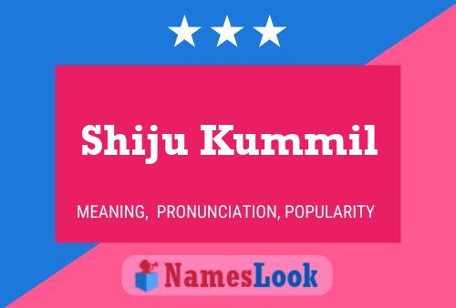 Póster del nombre Shiju Kummil